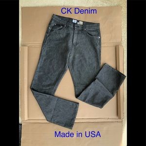 VINTAGE CALVIN KLEIN DENIM JEANS. Made in USA.